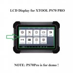 LCD Screen Display Replacement for XTOOL PS70 PRO Scanner